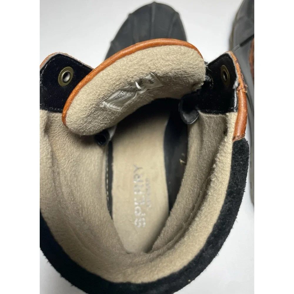 Sperry Men's Avenue Duck Boot- Brown Blue ST10548 Size 9.5